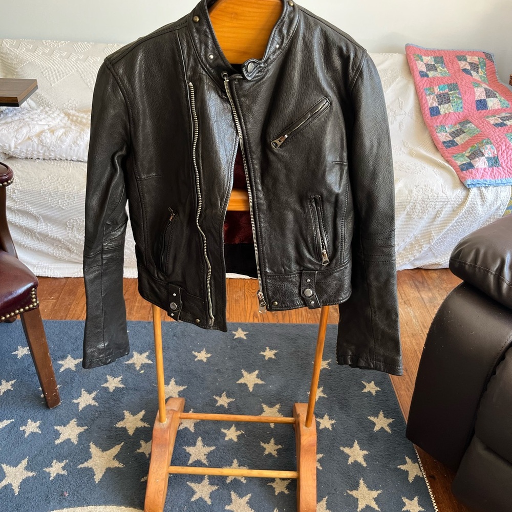 Leather jacket BROGDEN MOTO motorcycle biker badass 👍 offers welcome :)